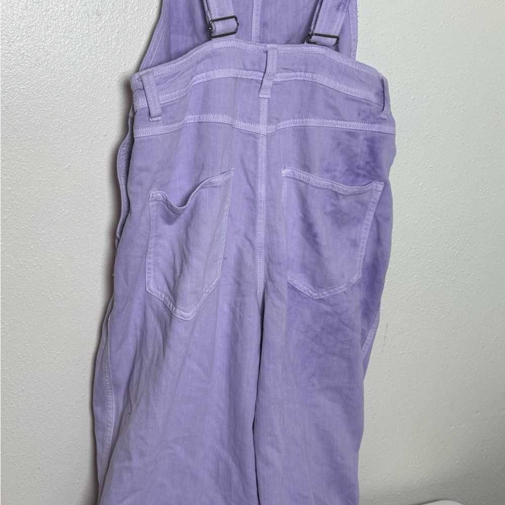 aerie Lavender Lilac Overalls Jumpsuit - Picture 4 of 8